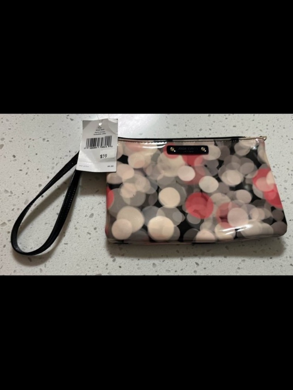 Kate Spade Cosmetic Bag Make Up Bag Cherry Terrace New With Tags
